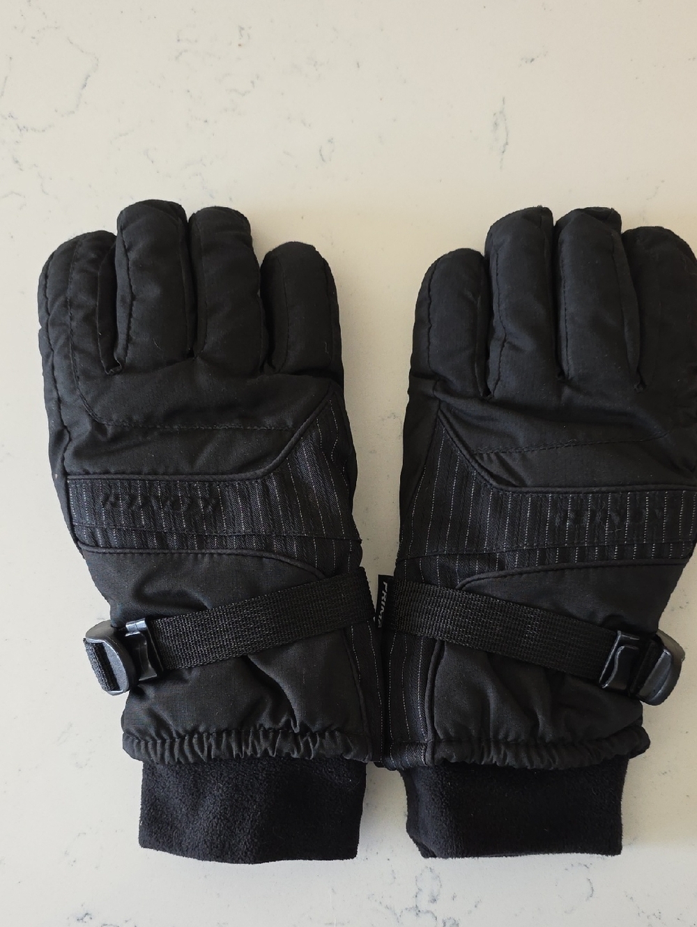 ❄️ Kombi Women's L Black Insulated Winter Ski Gloves - Secure Strap Design